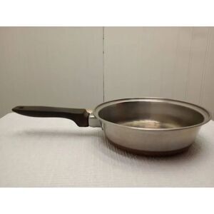 Vintage ekcoware aluminum and copper 6 in. frying pan